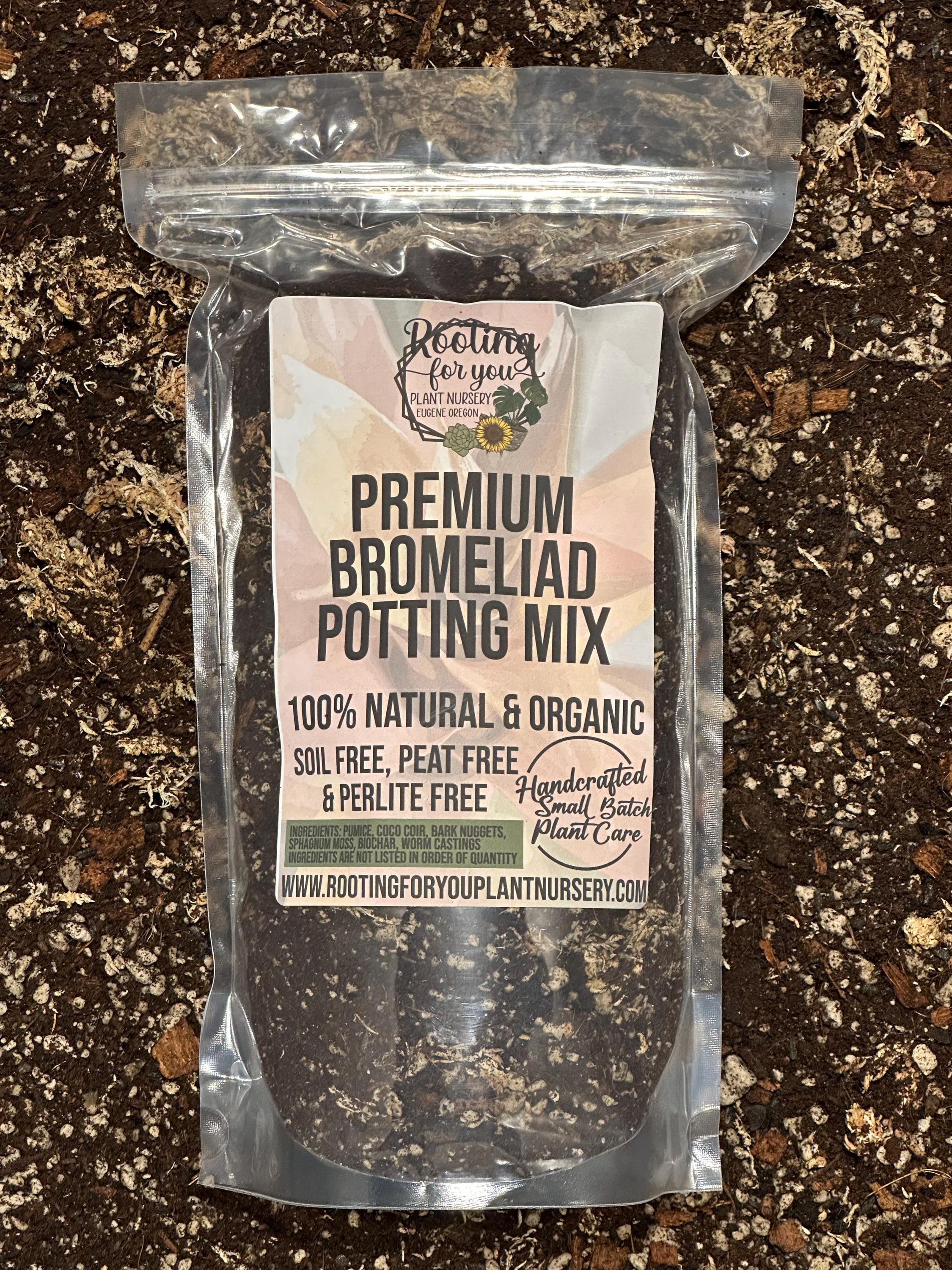 BROMELIAD Premium Soil Less Potting Mix Oregon Licensed Nursery - - Etsy