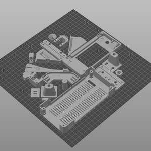 Prusa XL Druckteile / Electronics und LCD / PC Blend Carbon