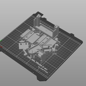 Prusa XL Druckteile / Frame Rear / PC Blend Carbon