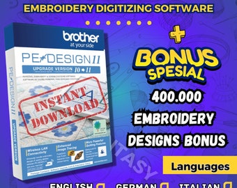 Logiciel De Broderie Brother BES Suite Monogrammes - Pour Machines Pacesetter - Neuf