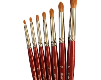 Diverse Drybrush Set of 7 Brushes - Chris Haughey Designs