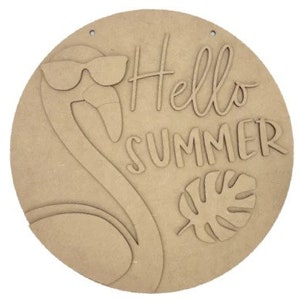 Hello Summer - Flamingo Hanger