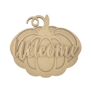 Pumpkin Welcome Hanger