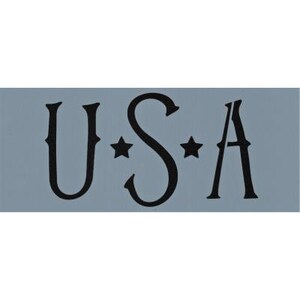U*S*A Stencil