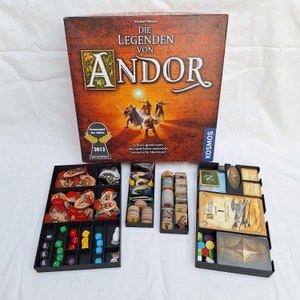Organizzatore di giochi da tavolo per Legends of Andor e la sua