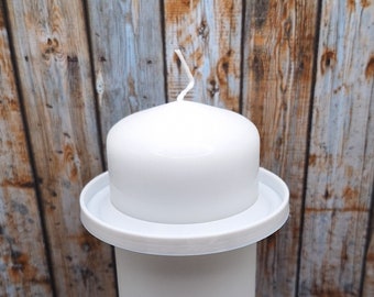 Tropfschutz für Kerzen | Tropfenfänger | Kerzenrock | Taufe | Konfirmation | Firmung | Kommunion | Hochzeit |4cm|5cm|6cm|7cm|8cm