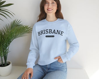 Brisbane, California Unisex Heavy Blend™ Crewneck Sweatshirt