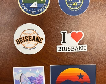 Brisbane Vinyl Stickers