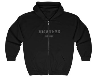 Brisbane Unisex Heavy Blend™ Full Zip Hooded Sweatshirt