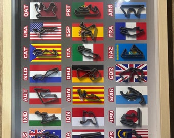 Cadre calendrier Moto GP 2023/2024