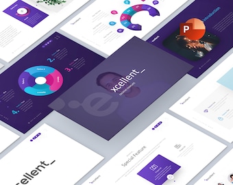 Plantilla de presentación de PowerPoint Xcellent Creative/Negocios/Creativo/Pitch Deck