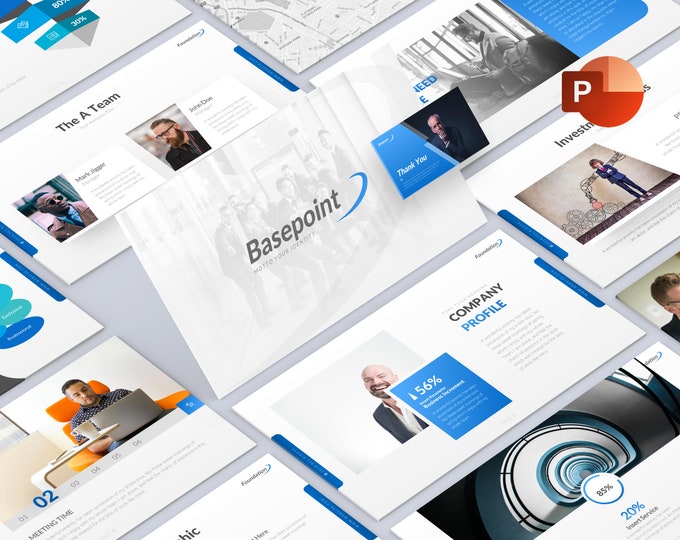 FIRMA Minimal Powerpoint Template, Marketing Slide Deck, Pitch Deck ...