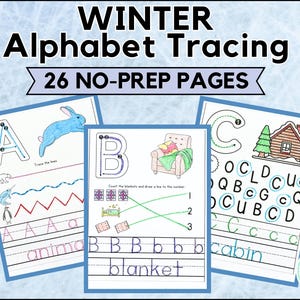 Winter Preschool Fine Motor Tracing Worksheets Preschool Tracing Winter Busy Book Winter Alphabet Winter Coloring Page Letter Tracing Shapes