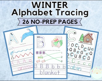 Winter Preschool Fine Motor Tracing Worksheets Kleuterschool Tracing Winter Druk Boek Winter Alfabet Winter Kleurplaat Letter Tracing Shapes