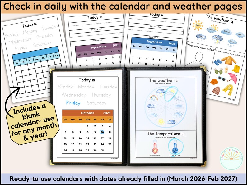 FULL YEAR Morning Menu Preschool Tracing Letters & Handwriting Practice Kindergarten Morning Menu Secular Nature Homeschool Preschool Menu image 5