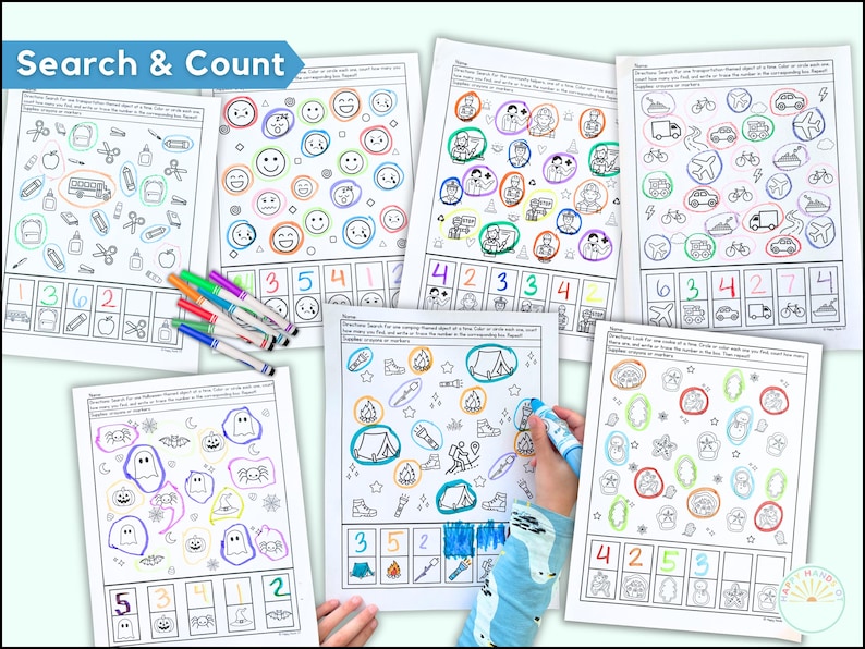 Fine Motor Skills BUNDLE Occupational Therapy Preschool Activities: OT Scissor Skills, Preschool Tracing, Dot Marker Printables Morning Work image 5