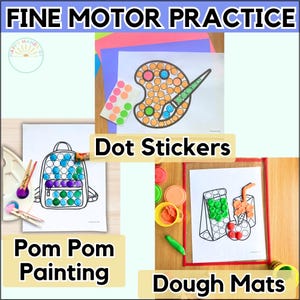 Back To School Coloring Fall Dot Marker First Day of School Coloring Fall Coloring Pages Preschool Centers Simple Homeschool PreK Worksheets image 4