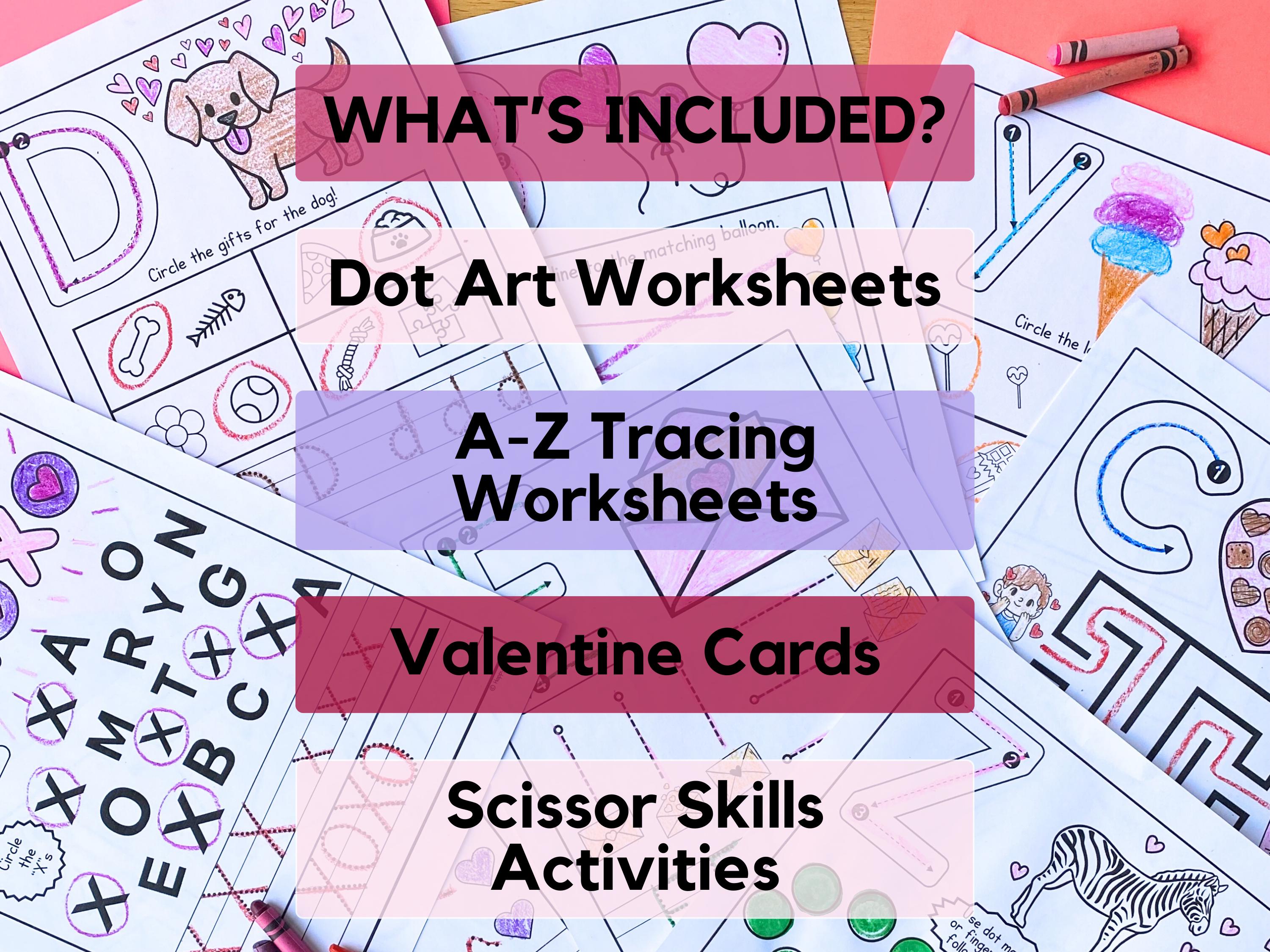 PRINTABLE BUNDLE Preschool Fine Motor Valentine's Day Activities ...