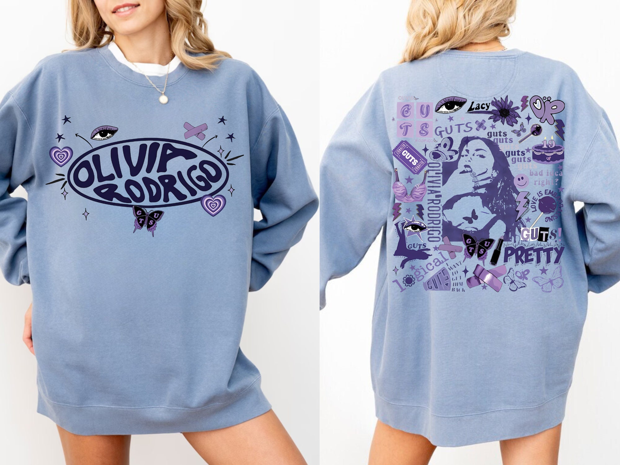 Guts Olivia Comfort Color Shirt Olivia Rodrigo Album GUTS Shirt Vampire ...