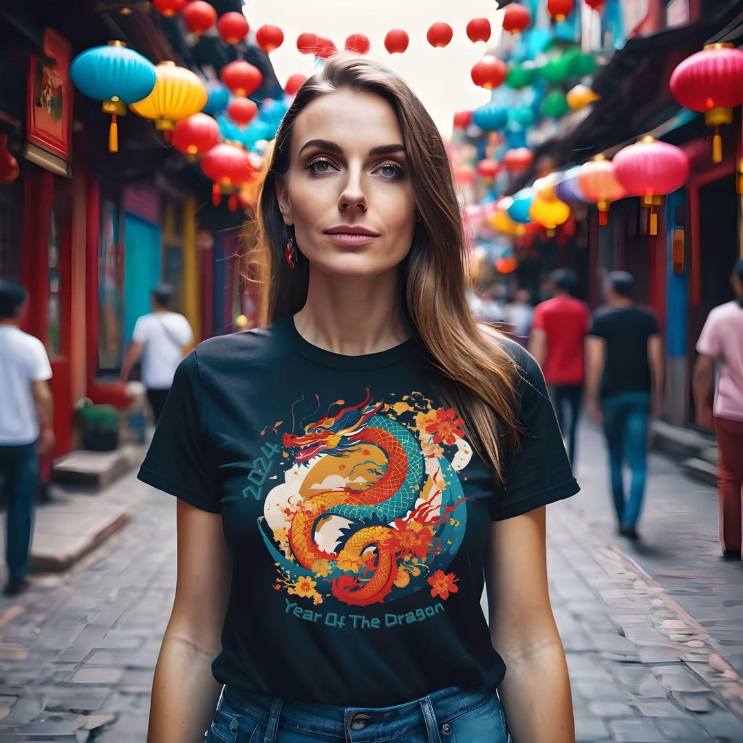 Lunar New Year 2024 Year of the Dragon Png, Png File for Sublimation