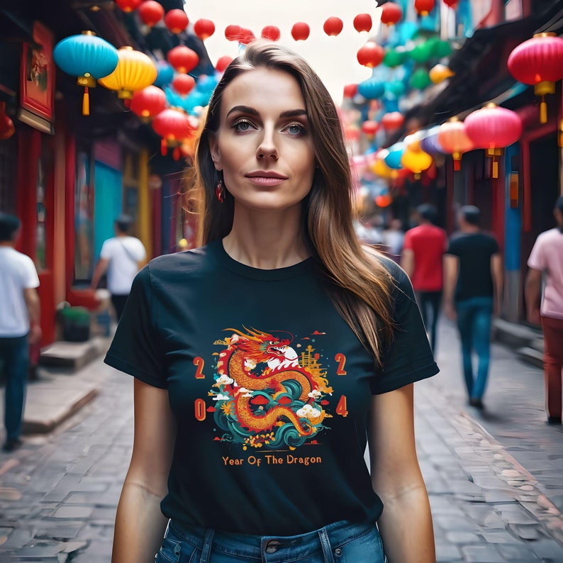 Lunar New Year 2024 Year of the Dragon Png, Png File for Sublimation