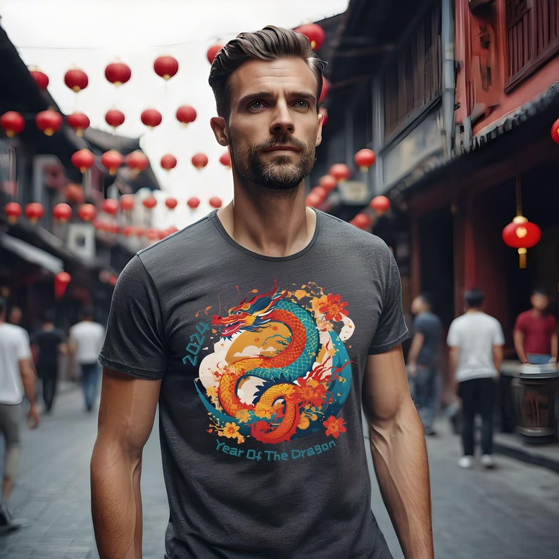 Lunar New Year 2024 Year of the Dragon Png, Png File for Sublimation