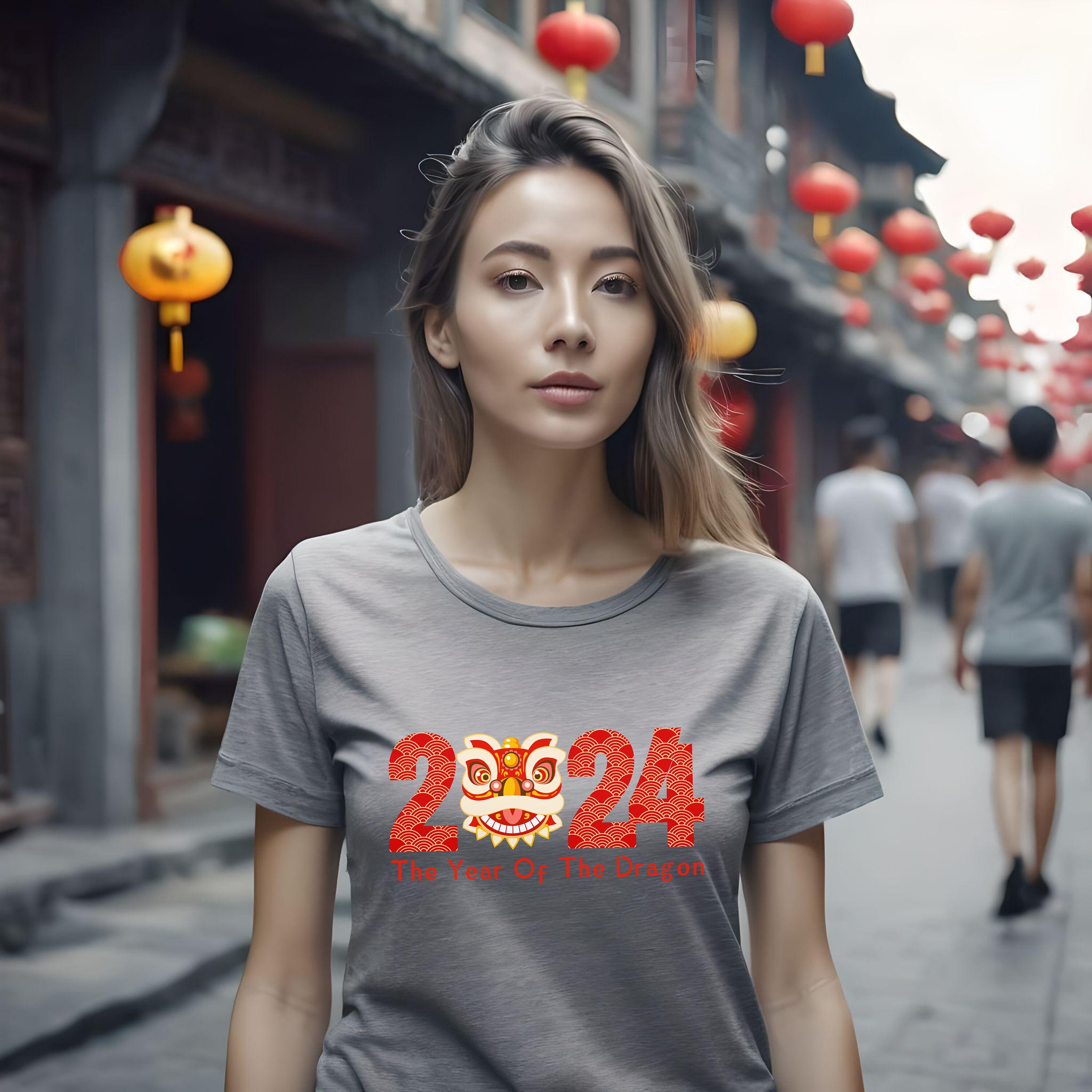 2024 Year of the Dragon Png, Png File for Sublimation, Chinese Zodiac