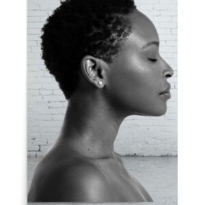 Black & White Queen Photo paper poster
