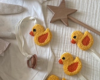 Duck pacifier strap