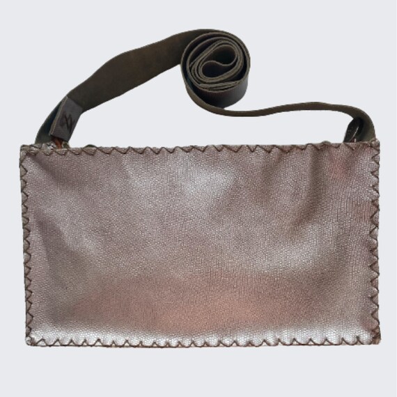 Handgemachte Umweltfreundliche Recycelte Echtleder Umhängetasche