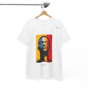 Bold Art Tee, Unisex Heavy Cotton Tee, Street Art T-Shirt, Urban Style Top, Graphic Tee for Creative Souls, Gift for Art Lovers