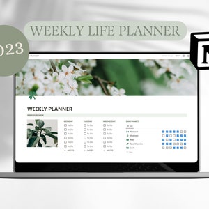 Ultimate Weekly Planner Notion Template | Boost Productivity & Organize Your Week