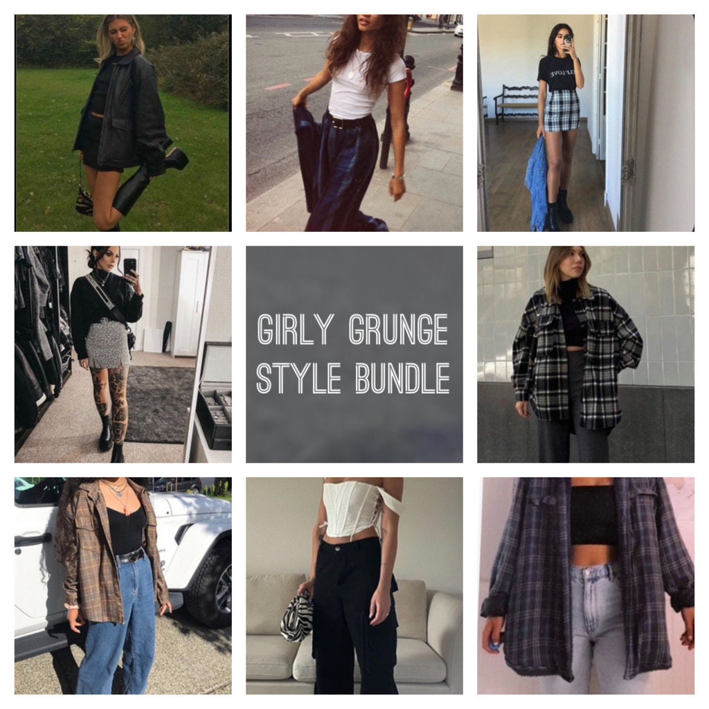 womens 90s grunge style