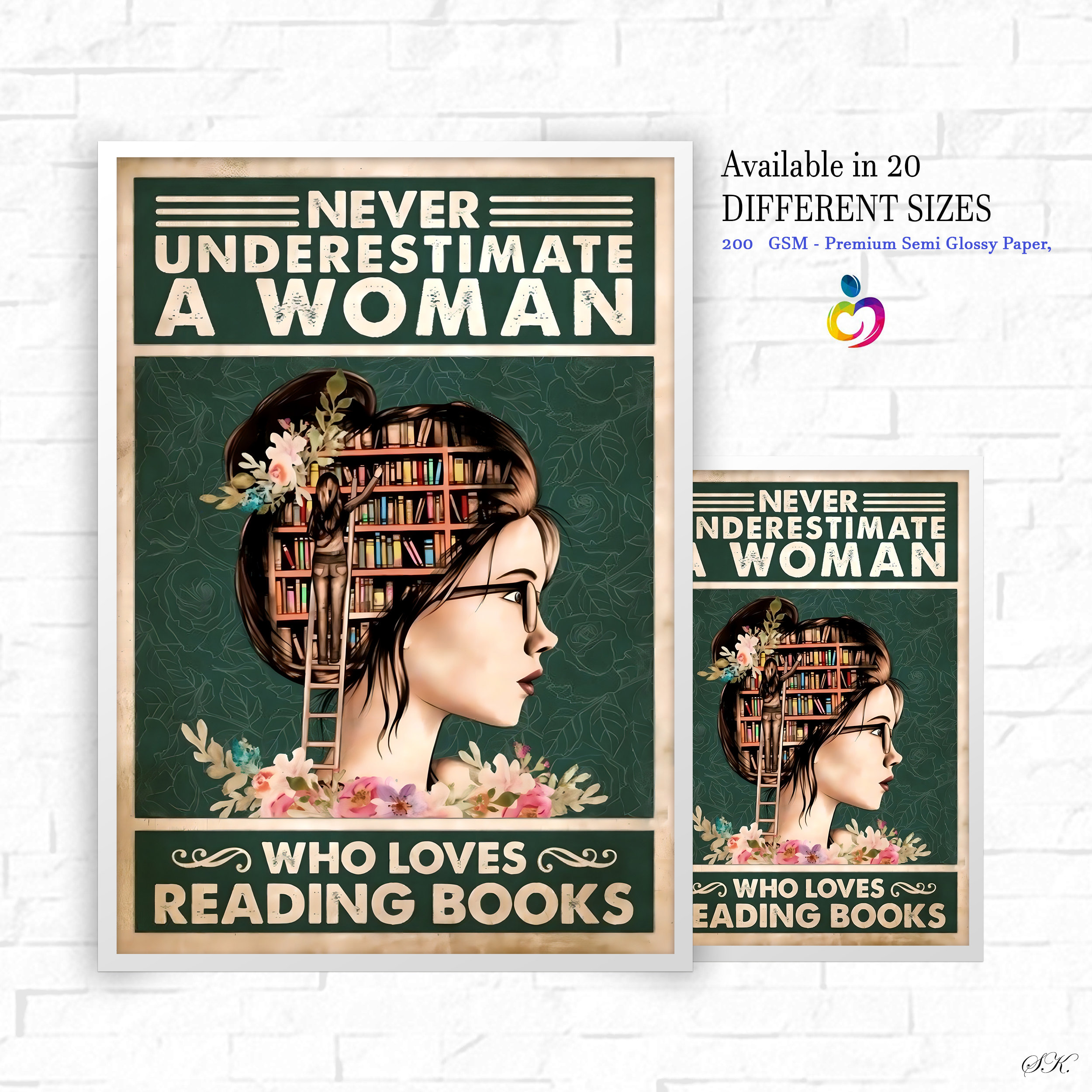 Book Lovers Quote on Reading Poster for Sale by studiopico