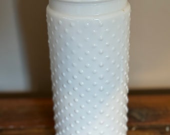 Hobnail Vase White