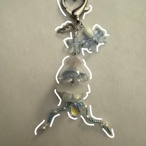 jellyfish keychain