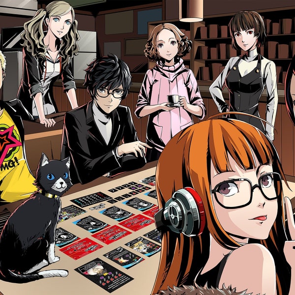 Persona 5 Phan Game - 1 to 2 player board game