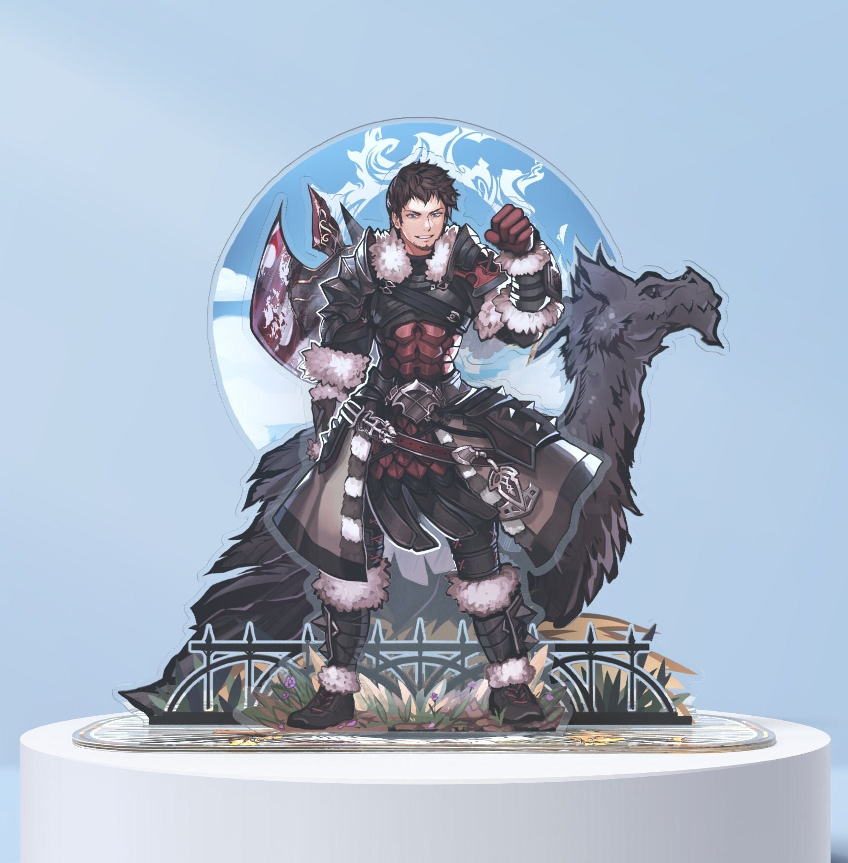 FFXIV Ardbert Acrylic Standee - Large Multi Layered Display Piece