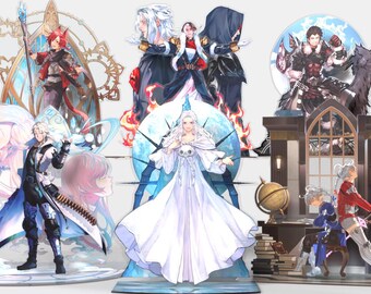 FFXIV エメトセルク アクリルスタンド - 大型の多層ディスプレイピース