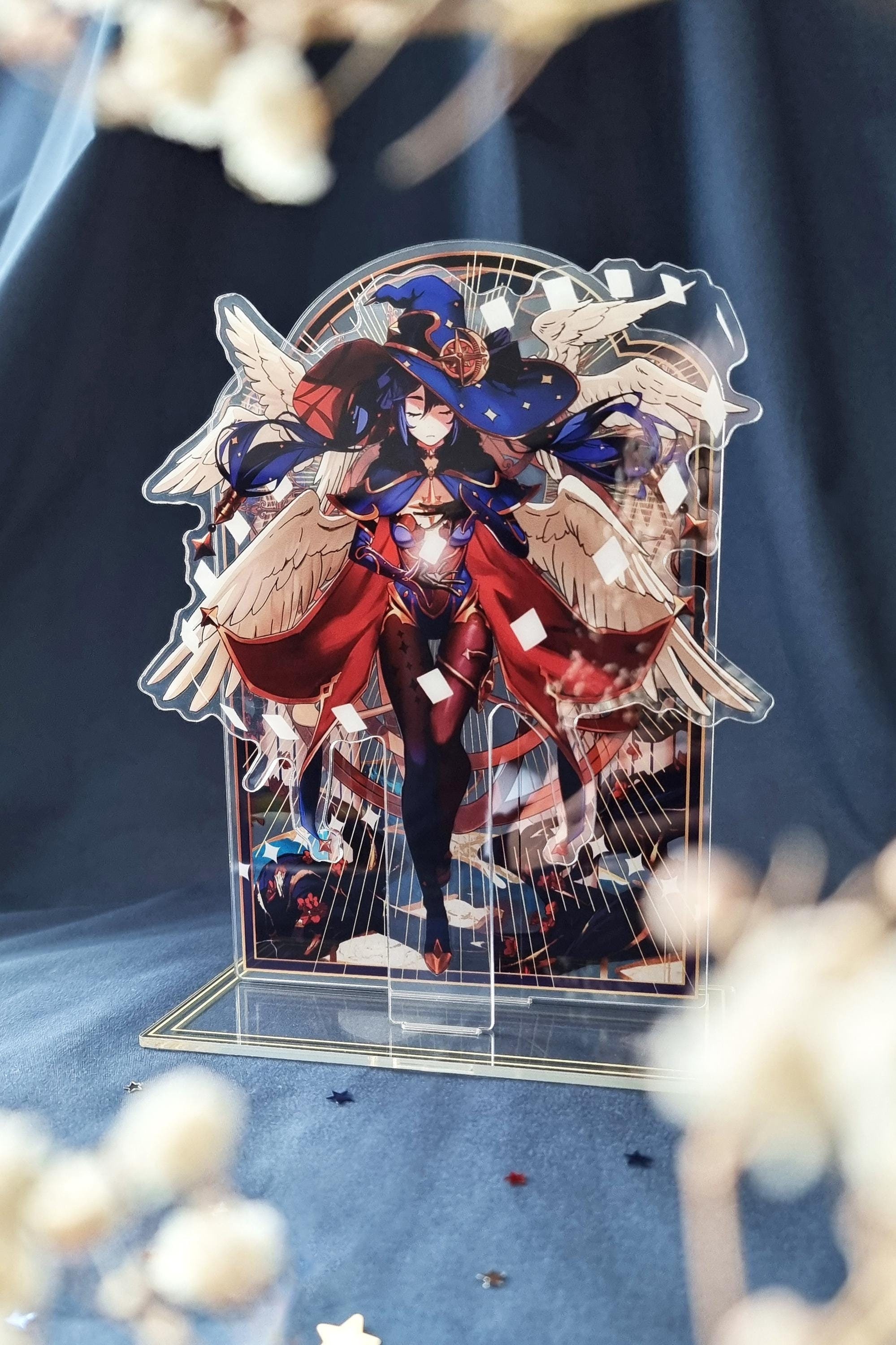 Genshin Impact Mona Acrylic Standee - Large Multi Layered Display