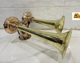 Embrace Maritime Heritage: Authentic Brass Twin Maritime Air Horn