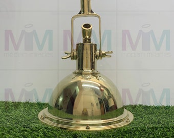 Illuminate with Style: Nautical Vintage Brass Pendant Light for Bedroom Lighting