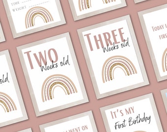 Carte traguardo Pink Baby