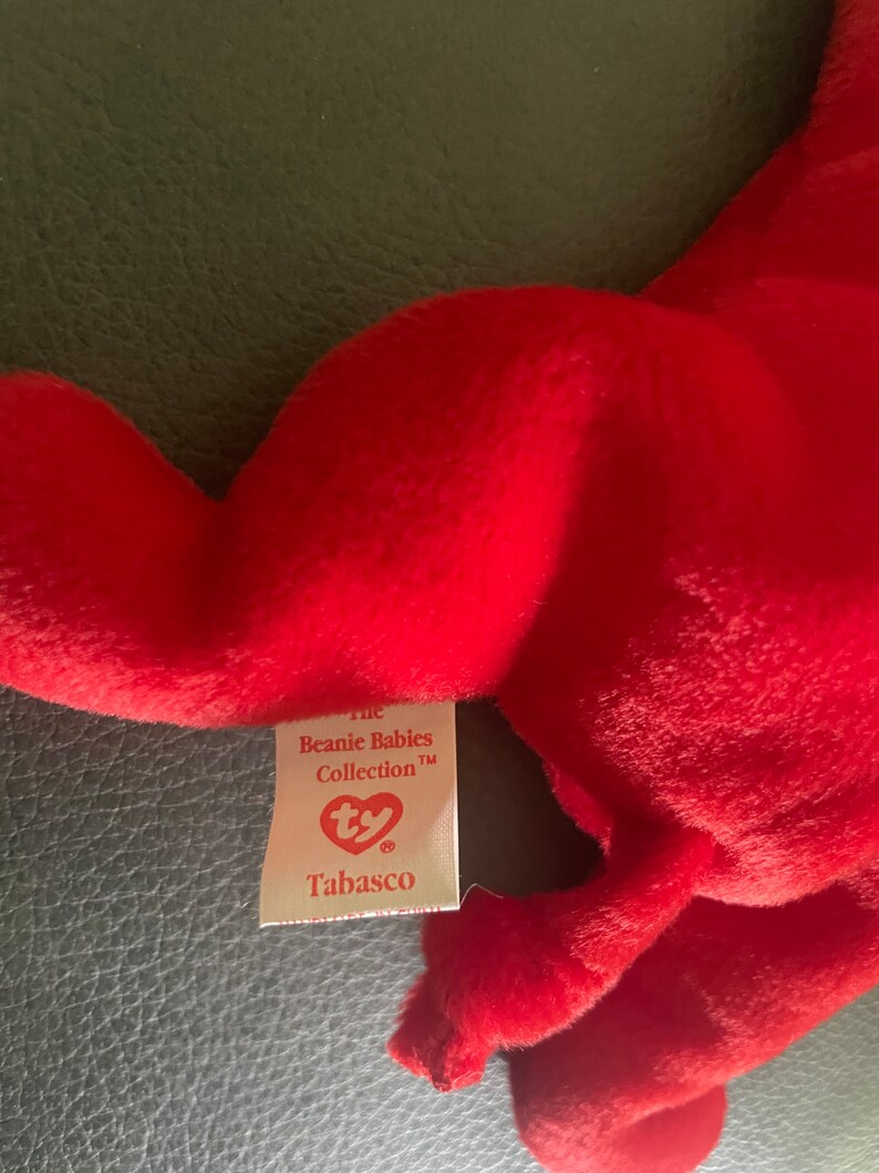 1995 Vintage Beanie Baby Tabasco Bull Etsy
