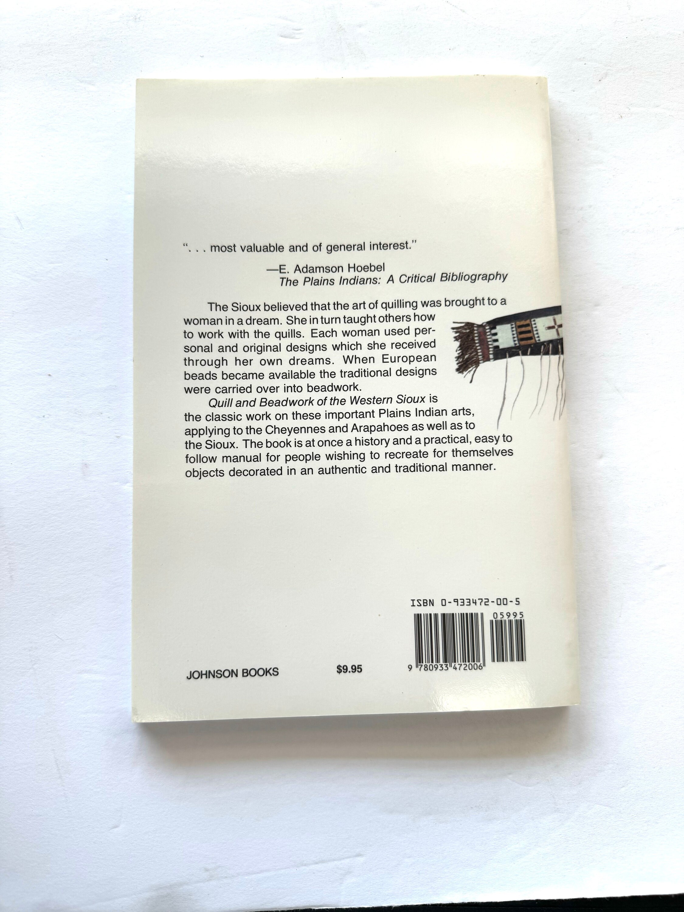 Quill and Beadwork of the Western Sioux, Reprint of the 1940s Edition