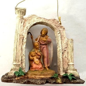 Roman Fontanini Holy Family Arch Ornament, #56229, dated 2001