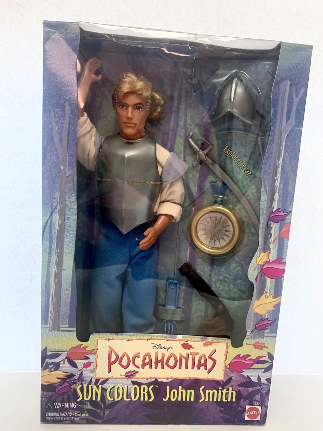 1995 John Smith Mattel Sun Colors Collector Doll Disney's - Etsy