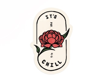 It's Chill Permanent Sticker