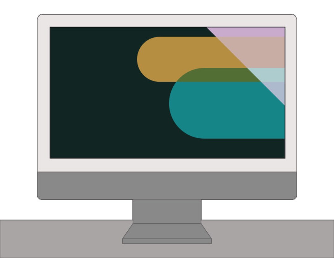 Maximalist Computer Computer Wallpaper Maximalist Modern - Etsy