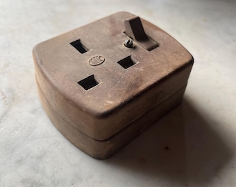 Vintage MK Bakelite Plug Socket